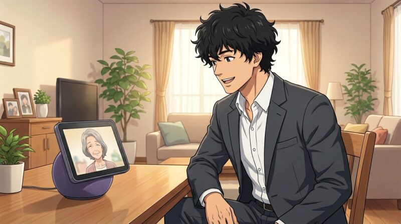 alexaで親と通話