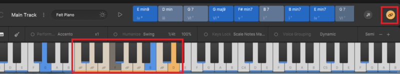 C main tack エリア