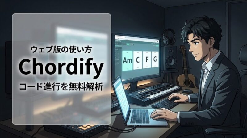 ​Chordifyウェブ版でコード進行を無料解析：使い方と活用法