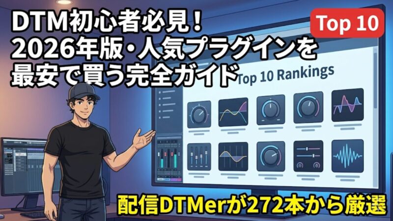DTM初心者必見！2025年版・人気プラグインを最安で買う完全ガイドのアイキャッチ画像