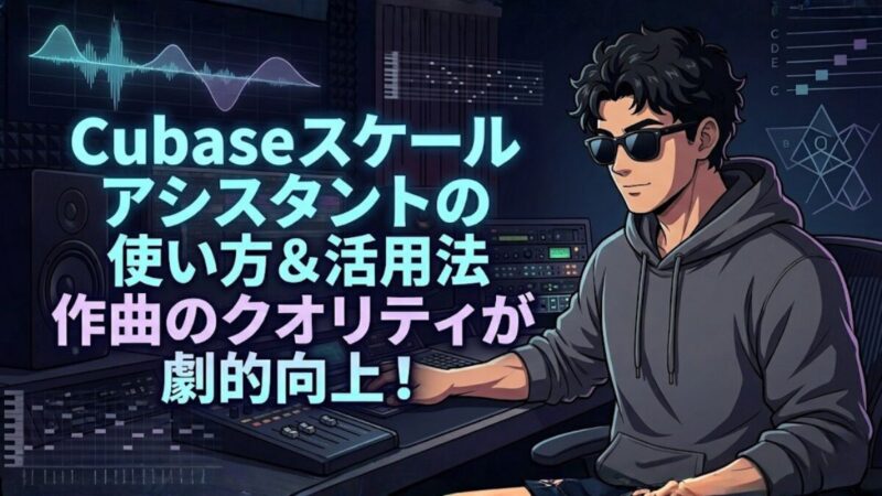 Cubaseスケールアシスタントの使い方＆活用法｜作曲のクオリティが劇的向上！