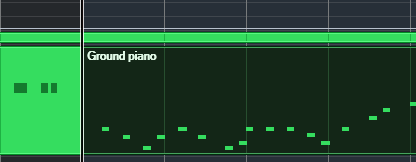 MIDIノートを選択