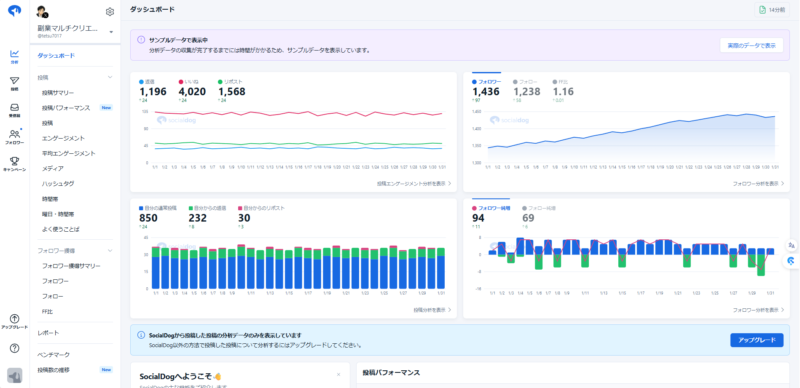 ダッシュボード