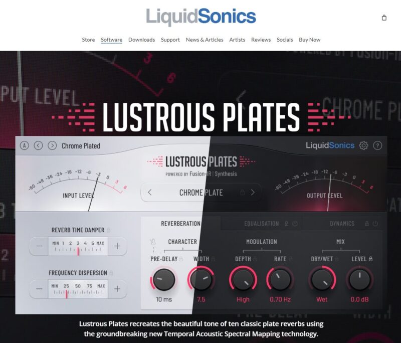 Liquid Sonics Lustrous Plates