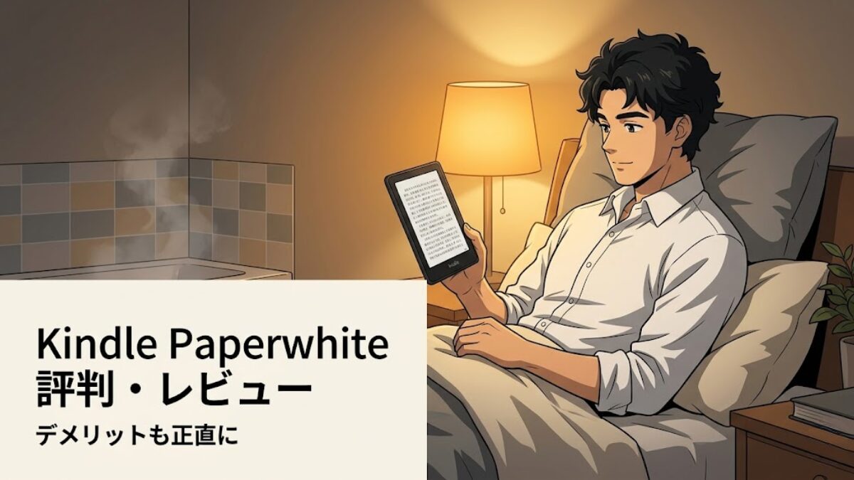 Kindle Paperwhite（第12世代）評判・レビュー：デメリットも正直に