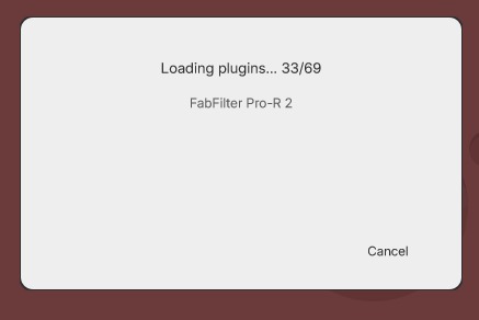Meaw:Chain の再スキャン画面。認識プラグイン数が69本と表示されている