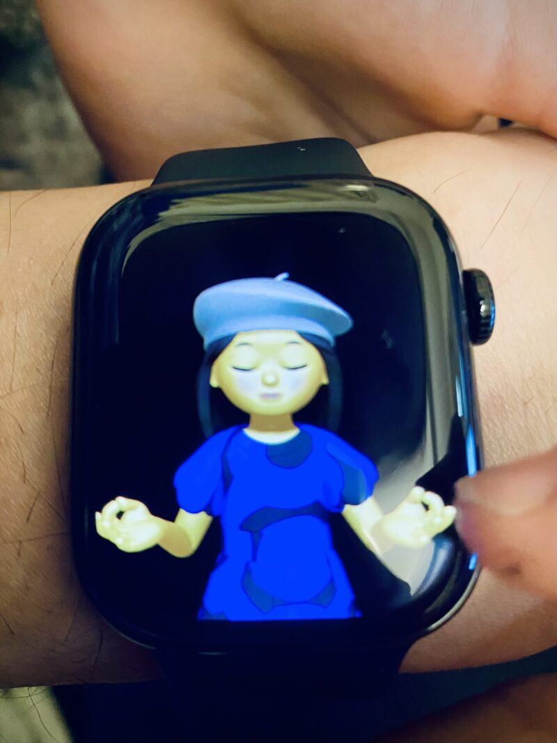 Apple Watch Series 11のミー文字文字盤 娘が作ったカスタマイズ例