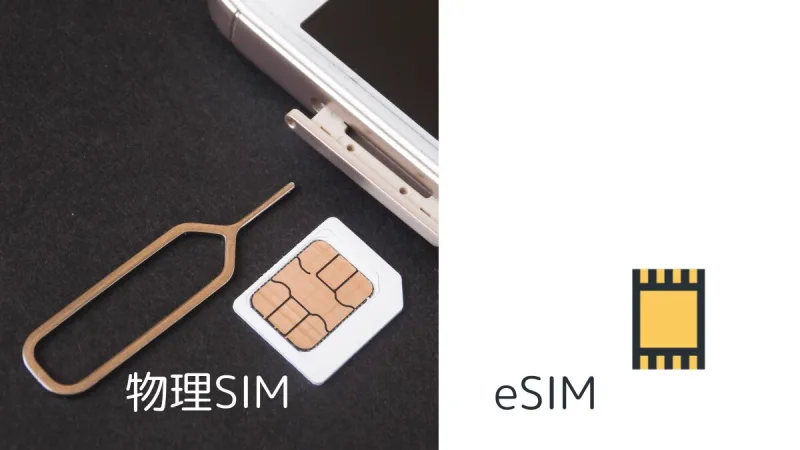 物理SIMとeSIM