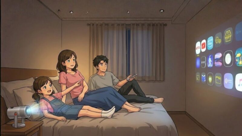 家族みんなで寝転んでPoca