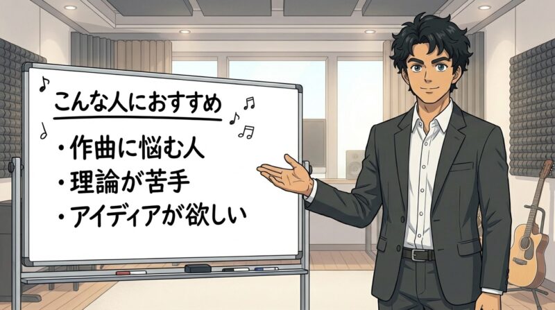 ホワイトボードでおすすめを説明