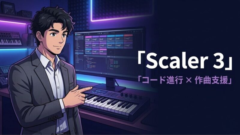 Scaler 3レビュー｜セール最安値・14日間無料トライアル・Cubaseでの使い方を設計者が解説【2026年】のアイキャッチ画像