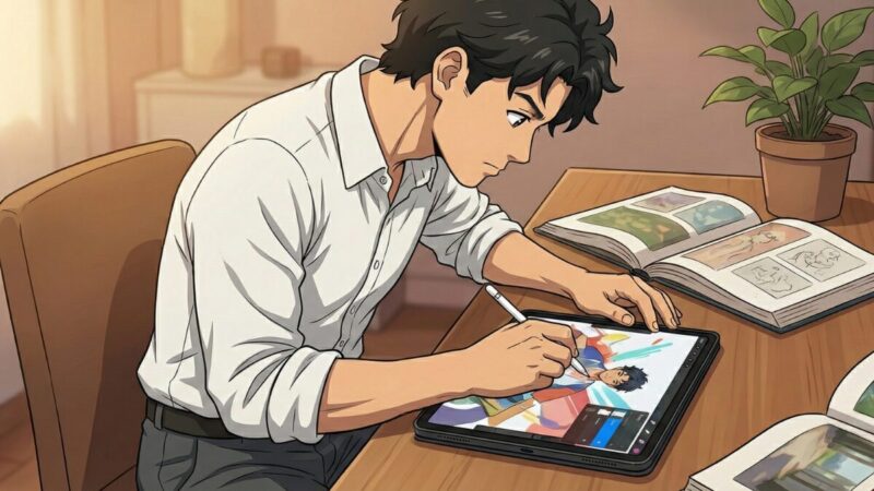 tetsu7017スケッチ中