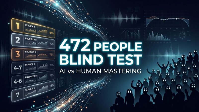 472人ブラインドテストが示したAIマスタリングとプロエンジニアの品質比較ランキング