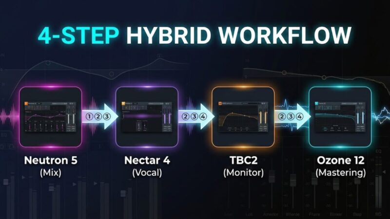 Bundle Advancedの4ステップAI+手動調整ハイブリッドワークフロー(Neutron→Nectar→TBC2→Ozone)