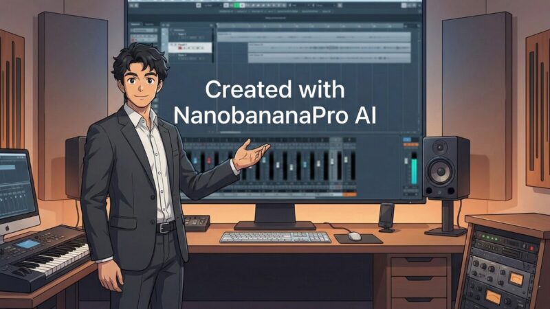 液晶パネルの前で説明